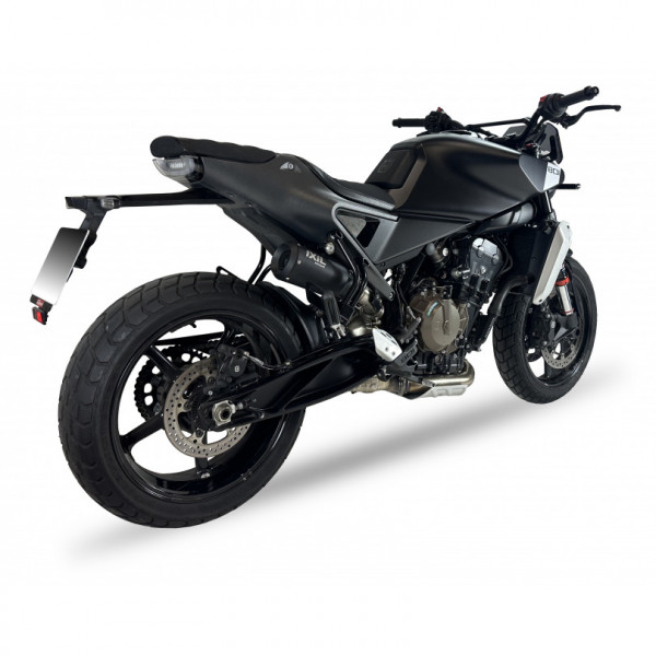 Auspuff Ixil RB schwarz rund passend für Husqvarna Svartpilen 801 Vitpilen 801 Bj 2024 bis 2025