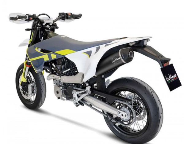 Auspuff Leovince Evo Nero KAT Husqvarna 701 SM 701 Enduro Bj 2021 bis 2023