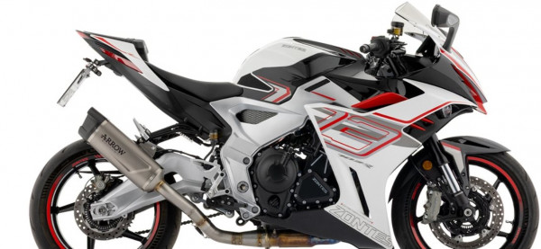 Auspuff Arrow Indy Race Evo Carbonkappe passend für Zontes ZT 703 RR Bj 2025-2026