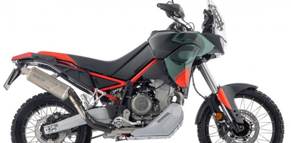 Auspuff Arrow Indy Race Evo Titan passend für Aprilia Tuareg 660 Bj 2022 bis 2026