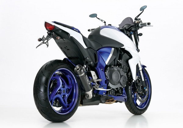 Auspuff Shark Street GP Carbon rund passend für Yamaha CB 1000 R Bj 2008 bis 2016