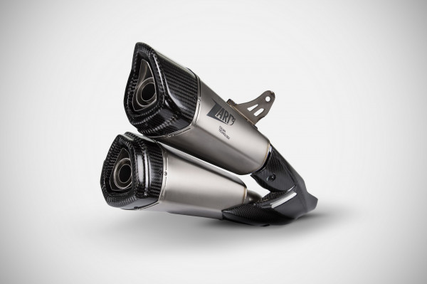 Auspuff Zard Titan Carbonendkappe Triumph Speed Triple 1200 RR / RS Bj 2021 bis 2022