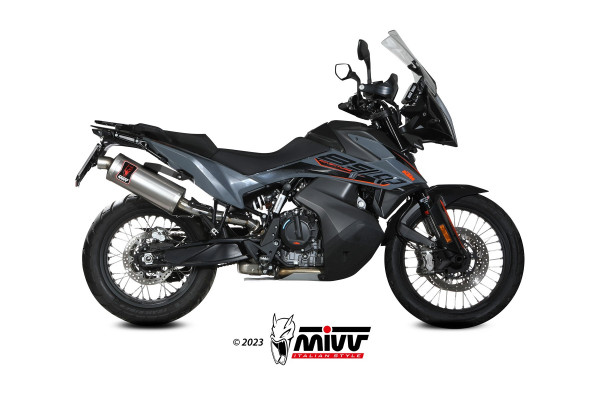 Auspuff MiVV Dakar oval passend für KTM 890 Adventure 890 Adventure R Bj 2020 bis 2026